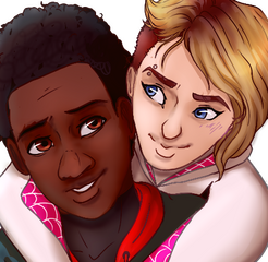 Miles Morales & Gwen Stacy Miles Morales & Gwen Stacy